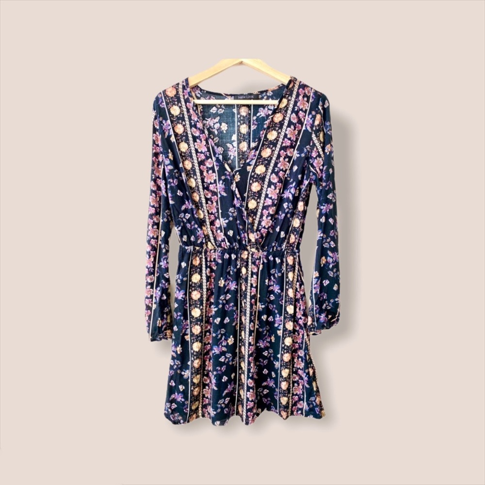 NewLook boho printed dress size S